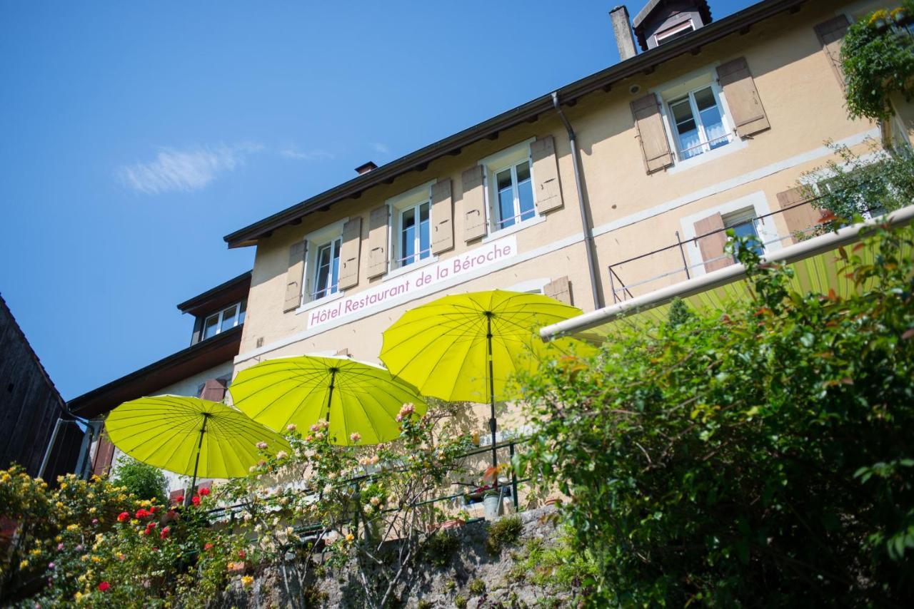 Hotel De La Beroche Saint-Aubin-Sauges Экстерьер фото